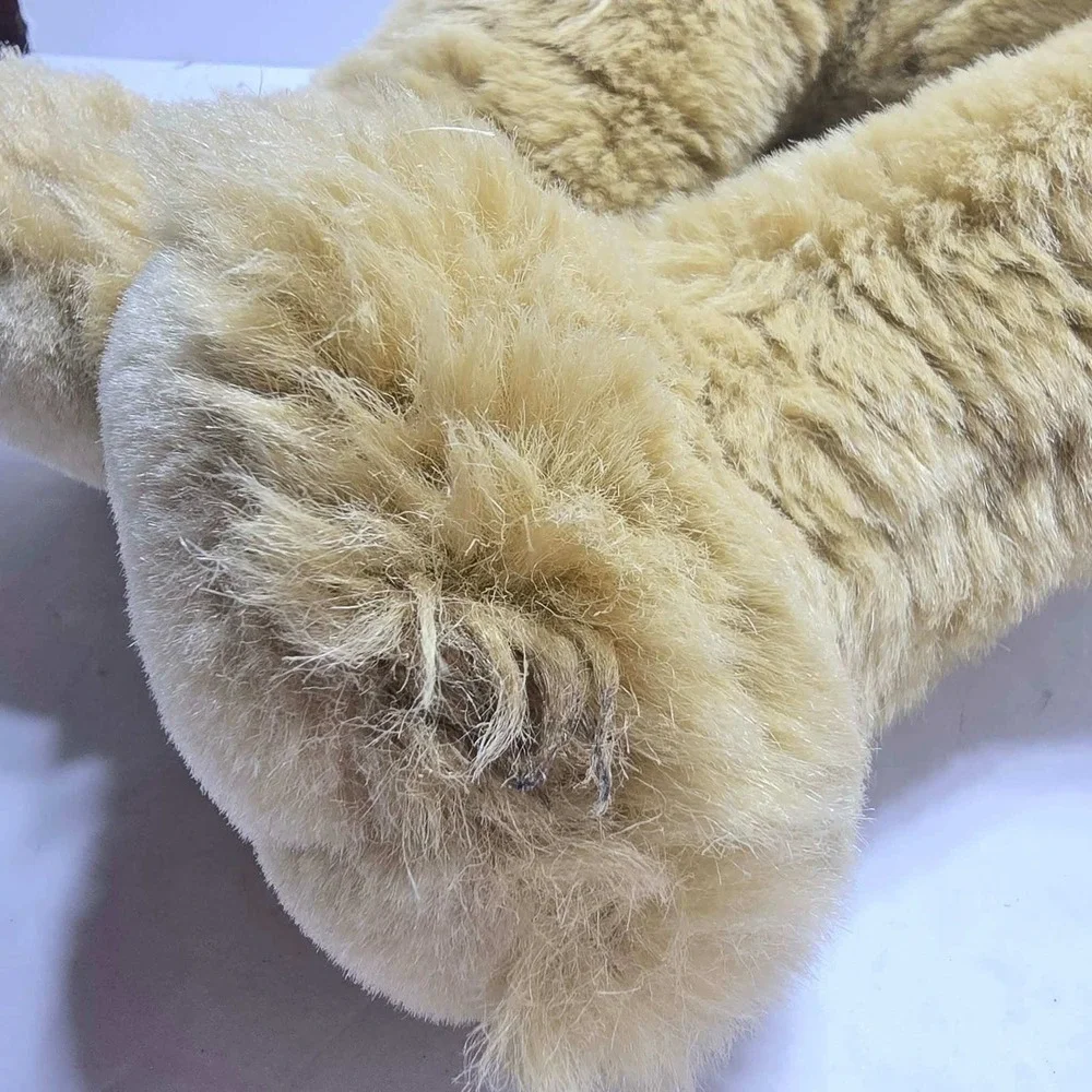 Build A Bear Workshop Tan Floppy Bunny Rabbit Plush Lop Ears Shaggy 18 Inch